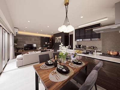 LIVING DINING